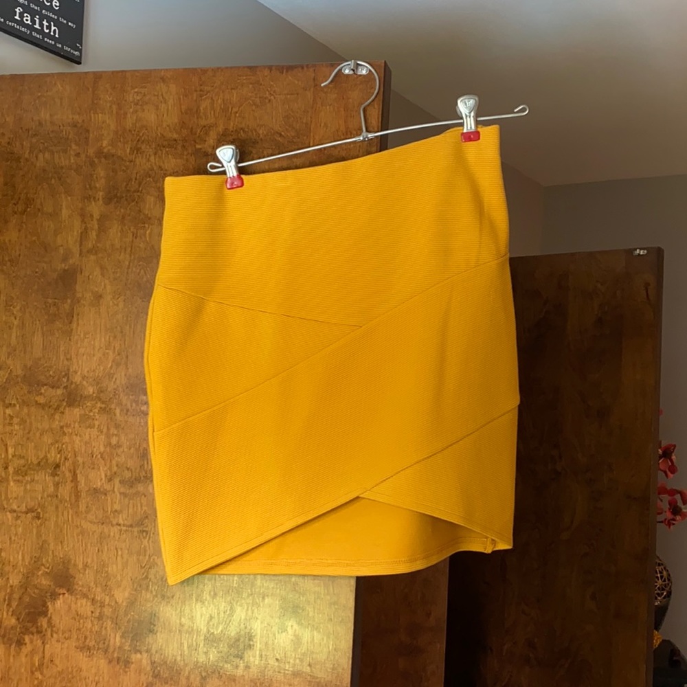 Yellow Pencil Skirt
